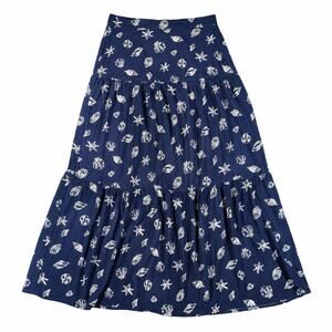 NWT Timing LA Coastal Seashell Maxi Skirt Large